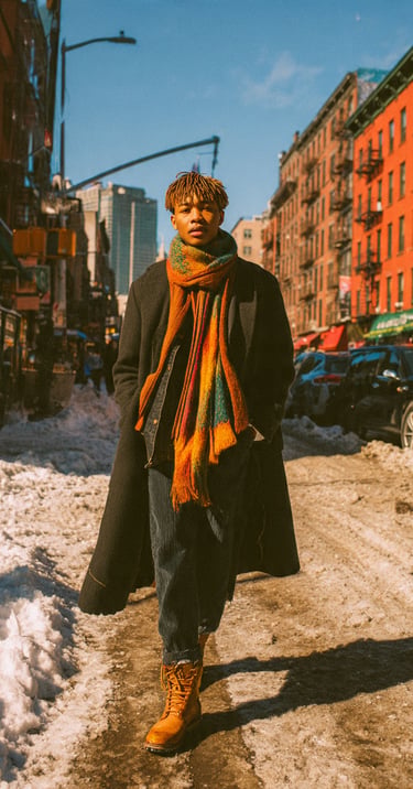 new york winter cozy layers