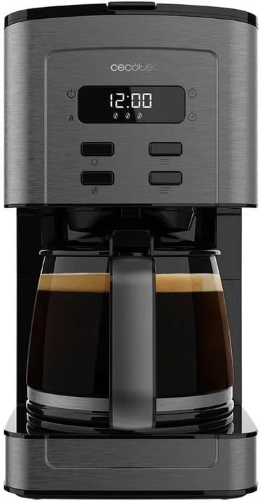 Cecotec Cafetera de Goteo Coffee 56 Time, Capacidad 1,3L 