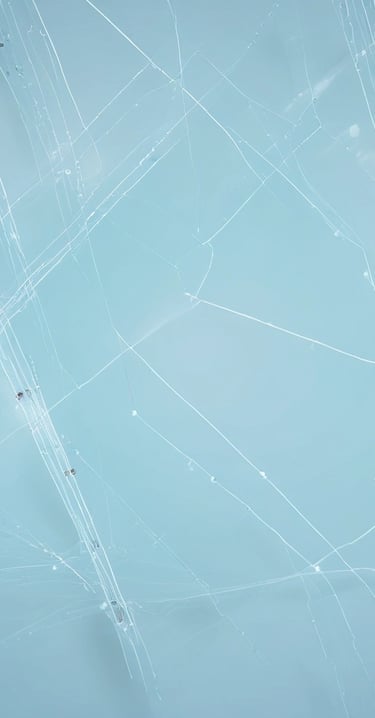 Fondo liso azul claro - guardas asimetricas