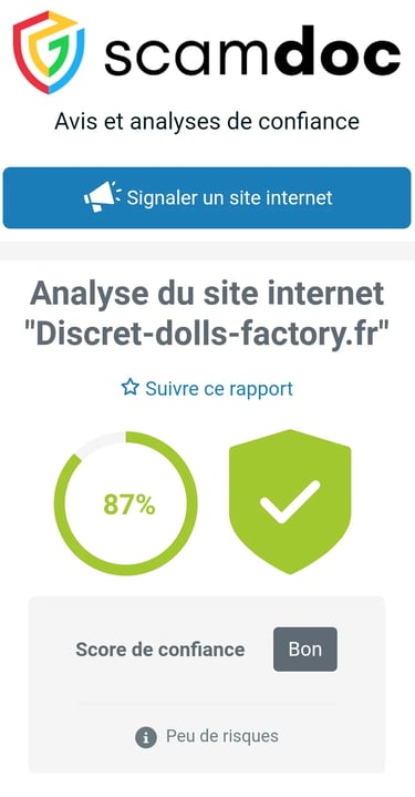 analyse site DDF par scamdoc