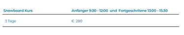 Kinder Snowboard Kurs Seefeld