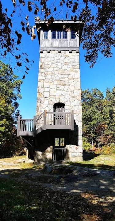 Chatsworth, GA - Fort Mountain Park Lookout Tower off the Stone Tower trail