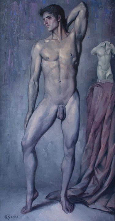 Yaroslav Sobol, Nude Male Model