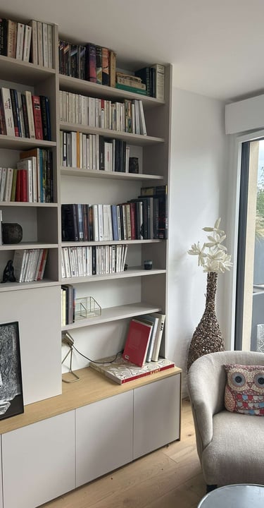 photo d'une bibliothèque