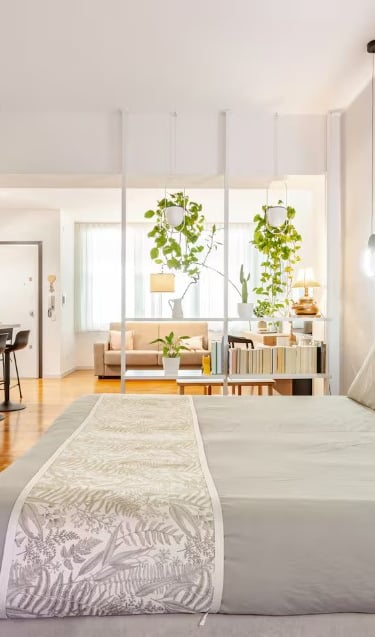 Camera da letto appartamento casa vacanza a Pesaro