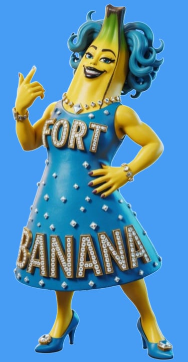 a woman in a blue dress with a blue dress and a blue dress