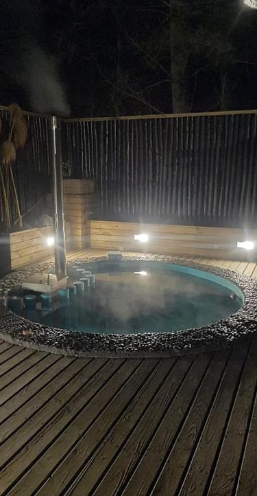 Cabaña en pichilemu con tinaja