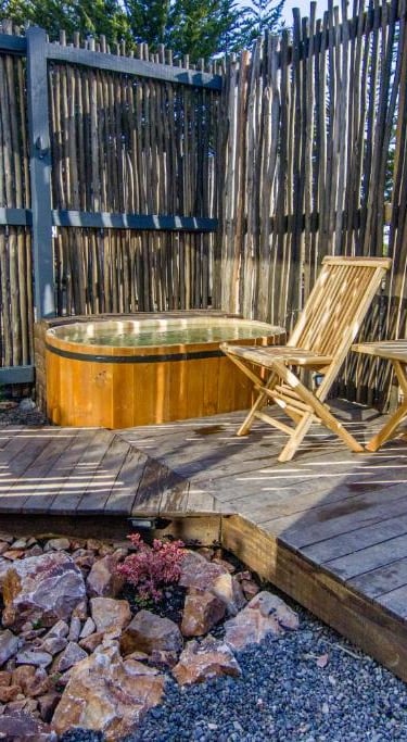 Cabaña en pichilemu con tinaja