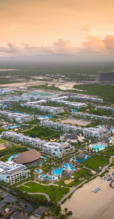 Hardrock Punta cana resort from above