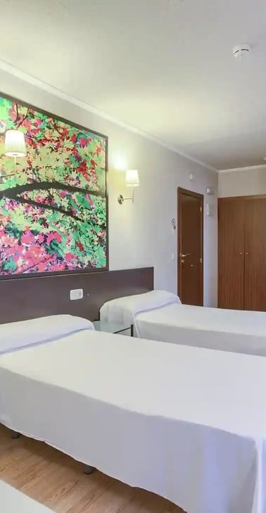 habitacion-3 camas-hotel castilla fuenlabrada