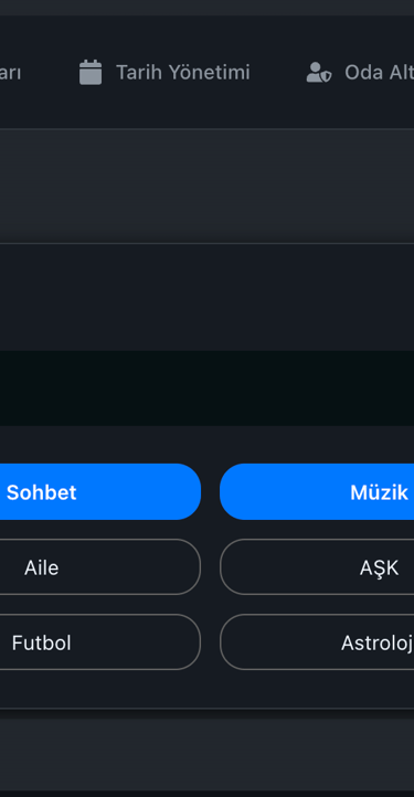 seslidunya sohbet oda kategori