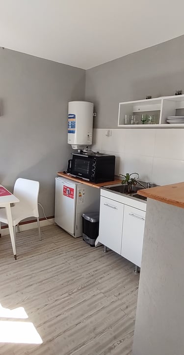 El Refugio - Vista área cocina/comedor