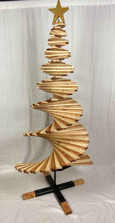 Sapin de Noel en bois 3