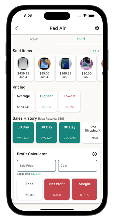 ereseller screenshot