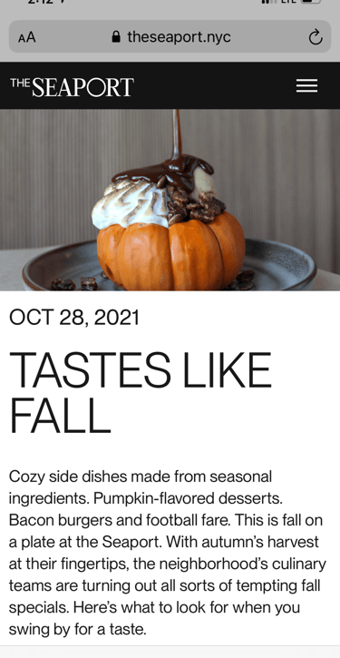 a pumpkin sundae by Paola Marocchi the first to create one like this