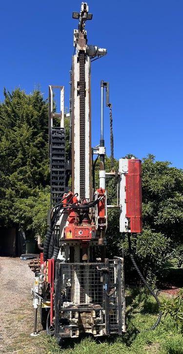 Callaway Drilling Comacchio GEO-305 drill rig for geotechnical and environmental projects in Vic