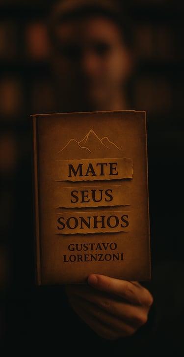 Homem Segurando Livro Mate Seus Sonhos