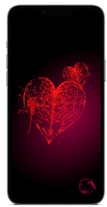communitytee heart handy hintergrund for free