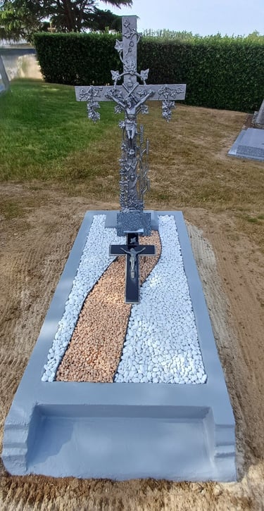 Tombe paysage restauration