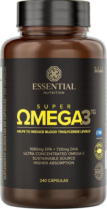 Super Ômega 3 TG Essential Nutrition: máxima absorção. Seleção Vida Performance 2026.