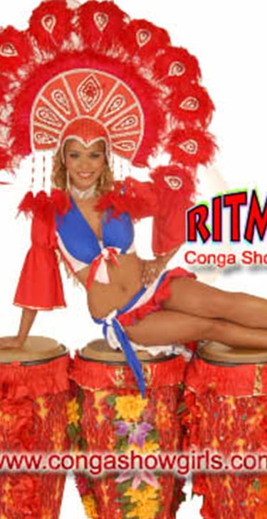 Visit www.congashowgirls.com to book the RITMO! Conga Showgirls and give your guests taste of Miami