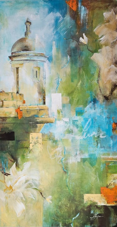 Ideal para pés-direitos duplos ou paredes de destaque em salas de estar