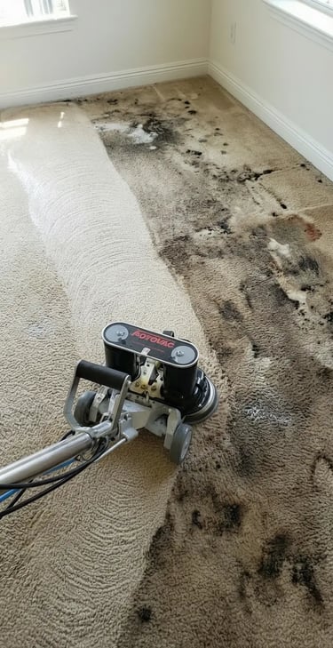 Insane carpet cleaning results! - Grossbusters