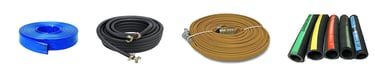 Manguera para impulsión de aire comprimido y agua, compresores de obra pública, minas y canteras.