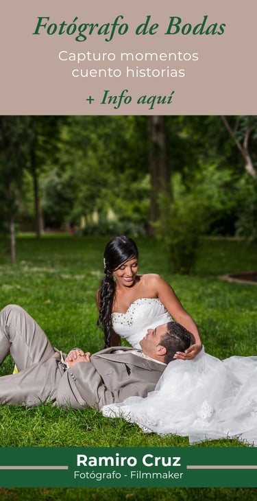 Fotógrafo de Bodas . Ramiro Cruz - fotógrafo - filmmaker