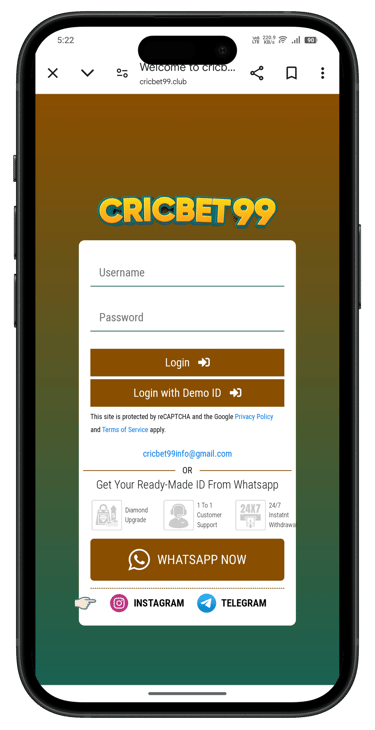 Cricbet99 ID