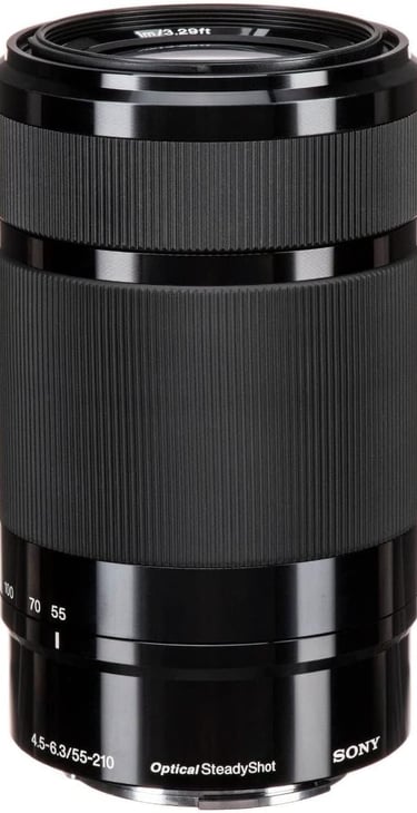 a sony SEL55210 lens for the sony e - mount
