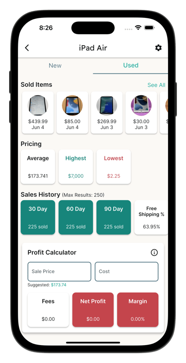 ereseller screenshot