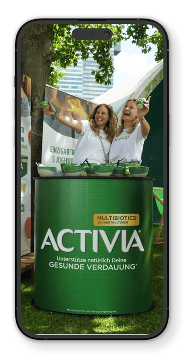 Content Creation für ACTIVIA beim Feel Good Festival in Wien – stimmungsvolle Eventclips und Recaps