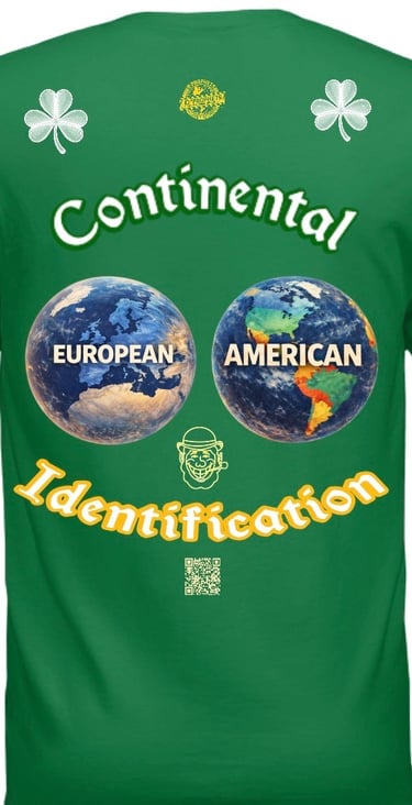 European American. Equals Continental Identification, because America is not a country!
