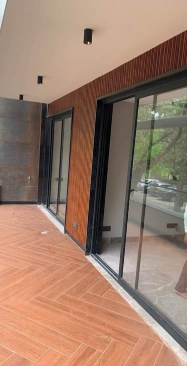 Perfectly Designed and Spacious Balcony of 3 BHK Luxury Builder Floor in Vasant Kunj, Shanti Kunj
