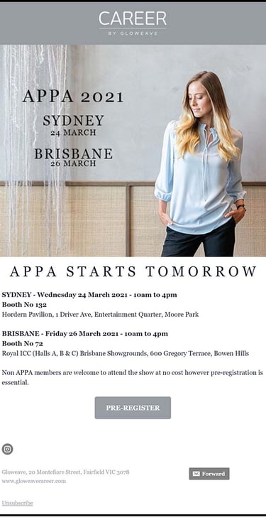 Trade Show EDM (Gloweave)