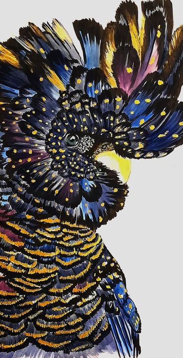 Aurora Spirit - Ink & Acrylic Marker