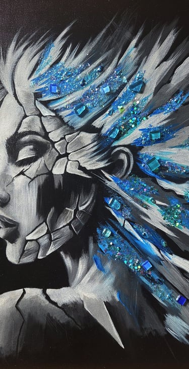 Awakening - Acrylic & Mixed Media