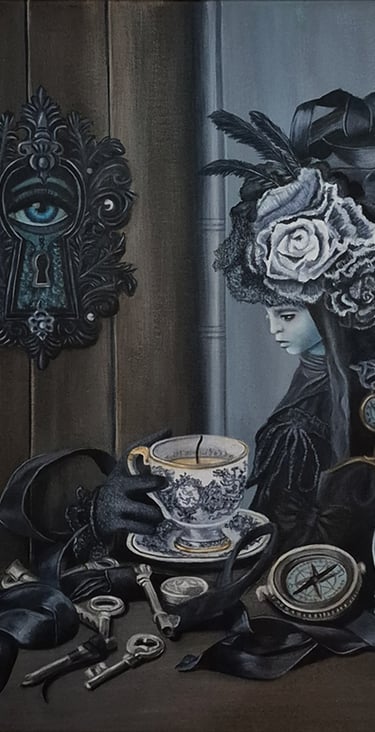 Shadows Of Silence - Acrylic on canvas