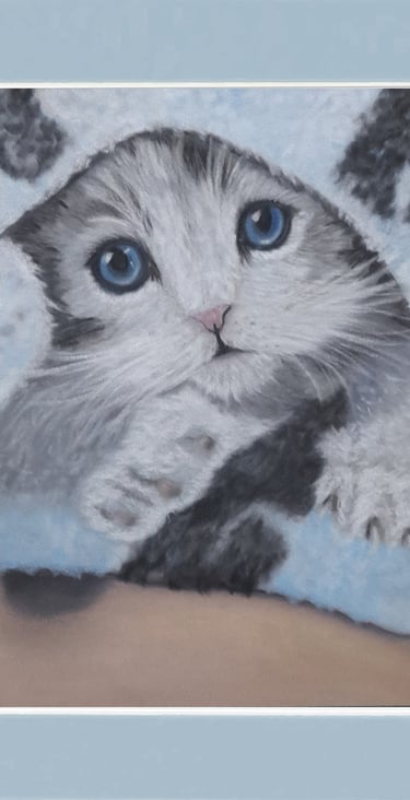 Through Blue Eyes - Soft pastel