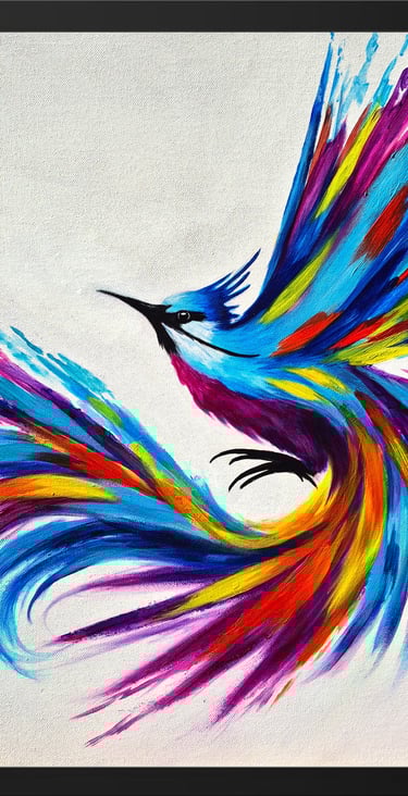 Wings Of Infinity II - Acrylic & Mixed Media
