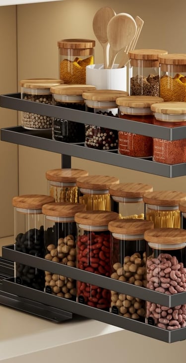 magnetic spice rack for fridge vs vertical spice rack comparison for small kitchen organization