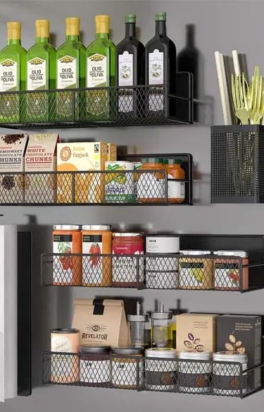magnetic spice rack for fridge vs vertical spice rack side by side comparison