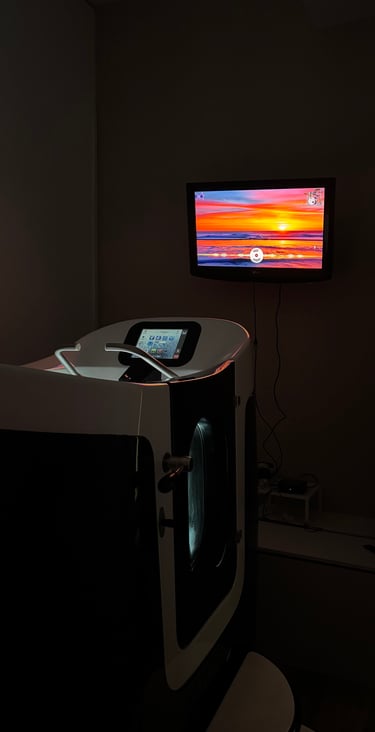 Water bike prêt a l'emploi dans un institut