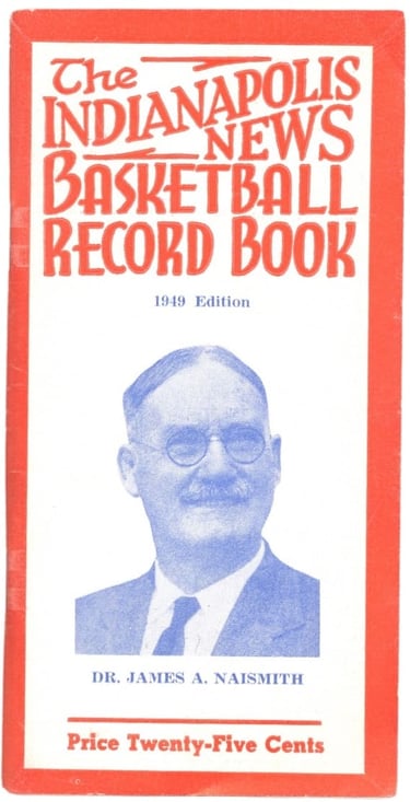 Rare Indianapolis News James Naismith Pamphlet Booklet