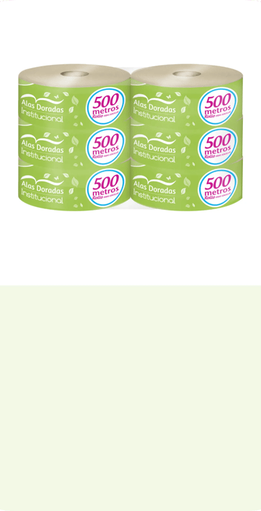 Papel higiénico natural una hoja 400mts.