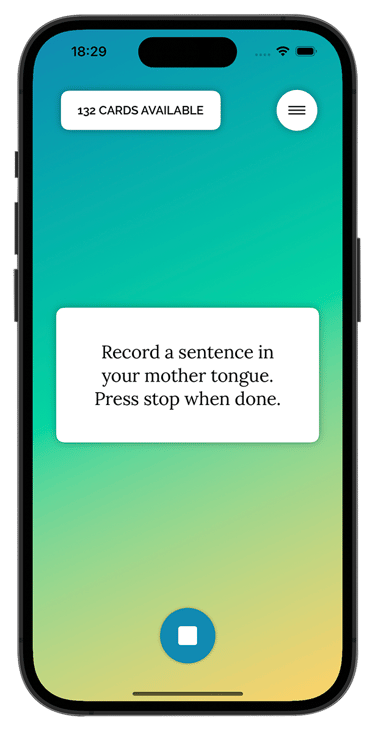 Say What App Recording Screen