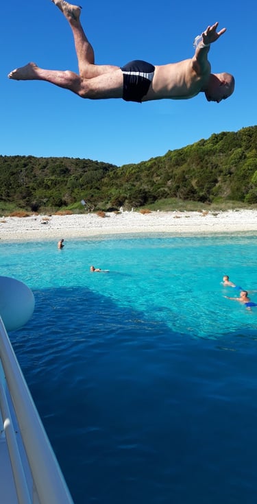 Antipaxos Swimming Corfu Villa Olivia Pentati