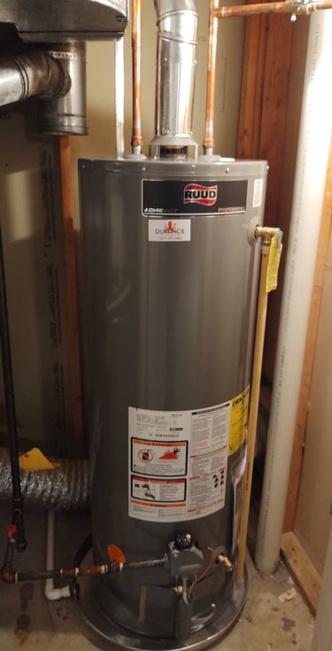 Gas water heater installation in Rockville MD by WaterHeatersNearMe.pro