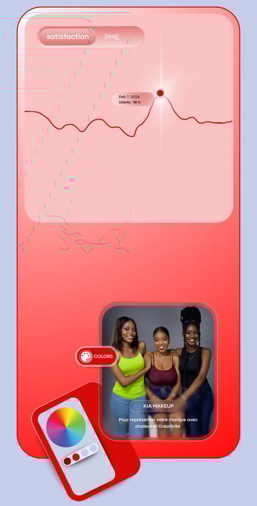 Creative strategist developing marketing content